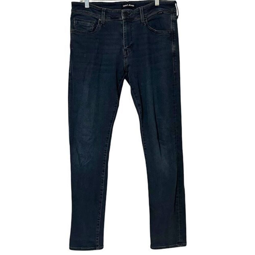 Mavi Jeans Jake Slim Leg Dark‎ Wash Stretch Jeans Mens 33 x 34
